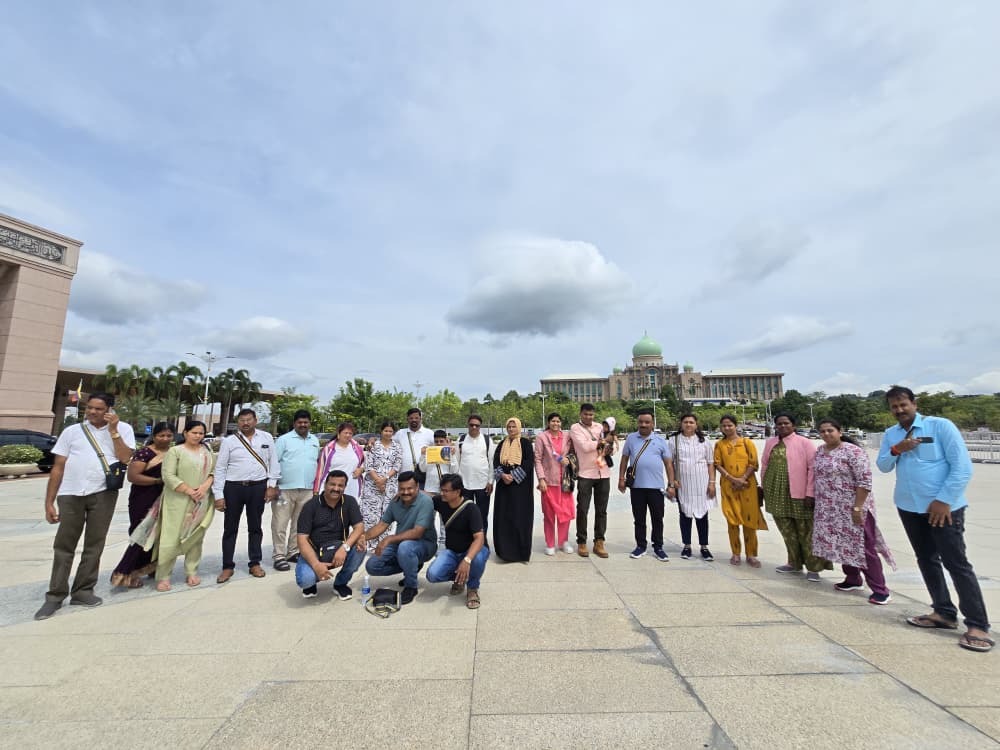KSR Tours clients at Putrajaya Malaysia